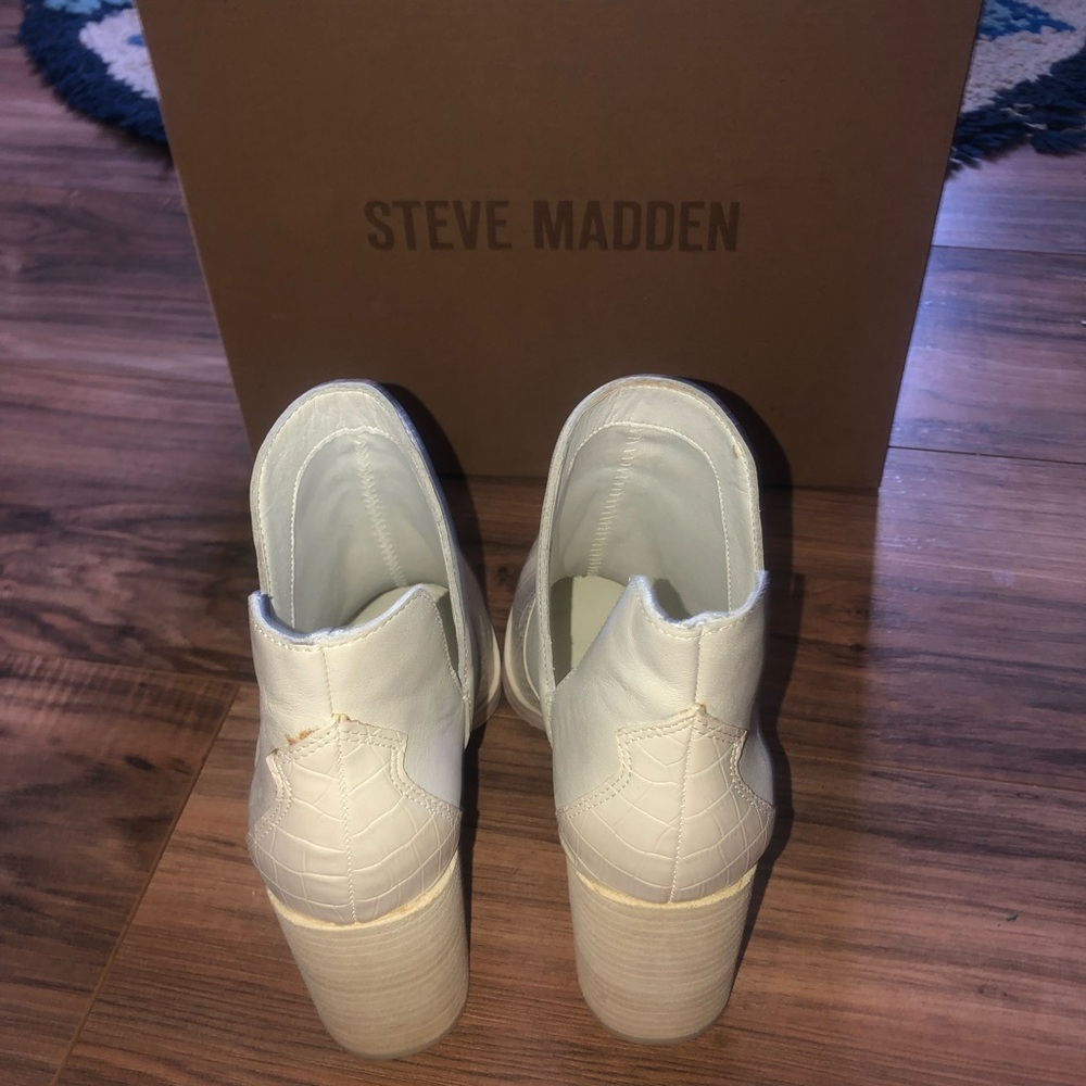 Cowgirl booties Steve Madden Chayna Bone Multi nwb - Picture 5 of 7